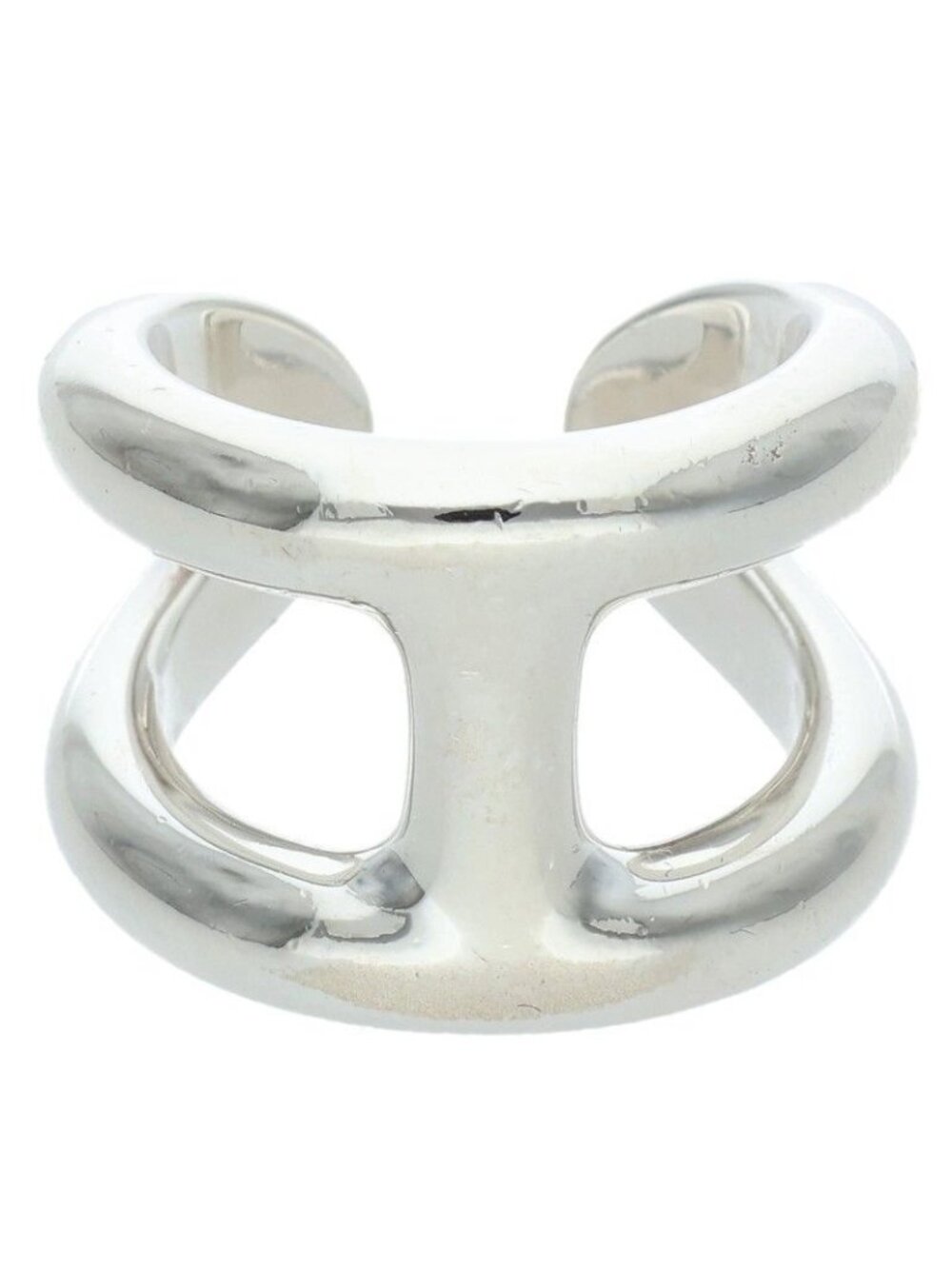 Hermes Osmose GM Silver Ring
